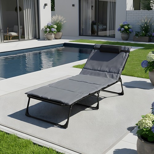 Sun lounger rattan - sun,