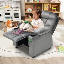 Kids Recliner Chair with Cup
