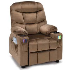 Kids Recliner Chair Velvet